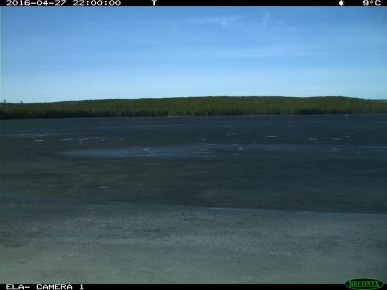 view of freshwater lake in Northern Ontario